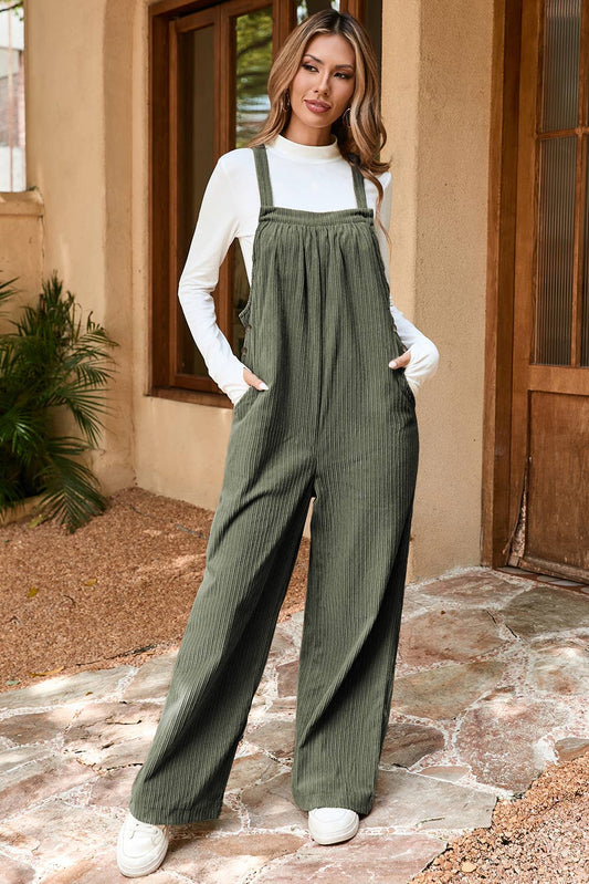 FERN CORDUROY OVERALLS