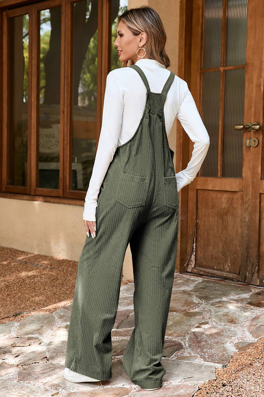 FERN CORDUROY OVERALLS