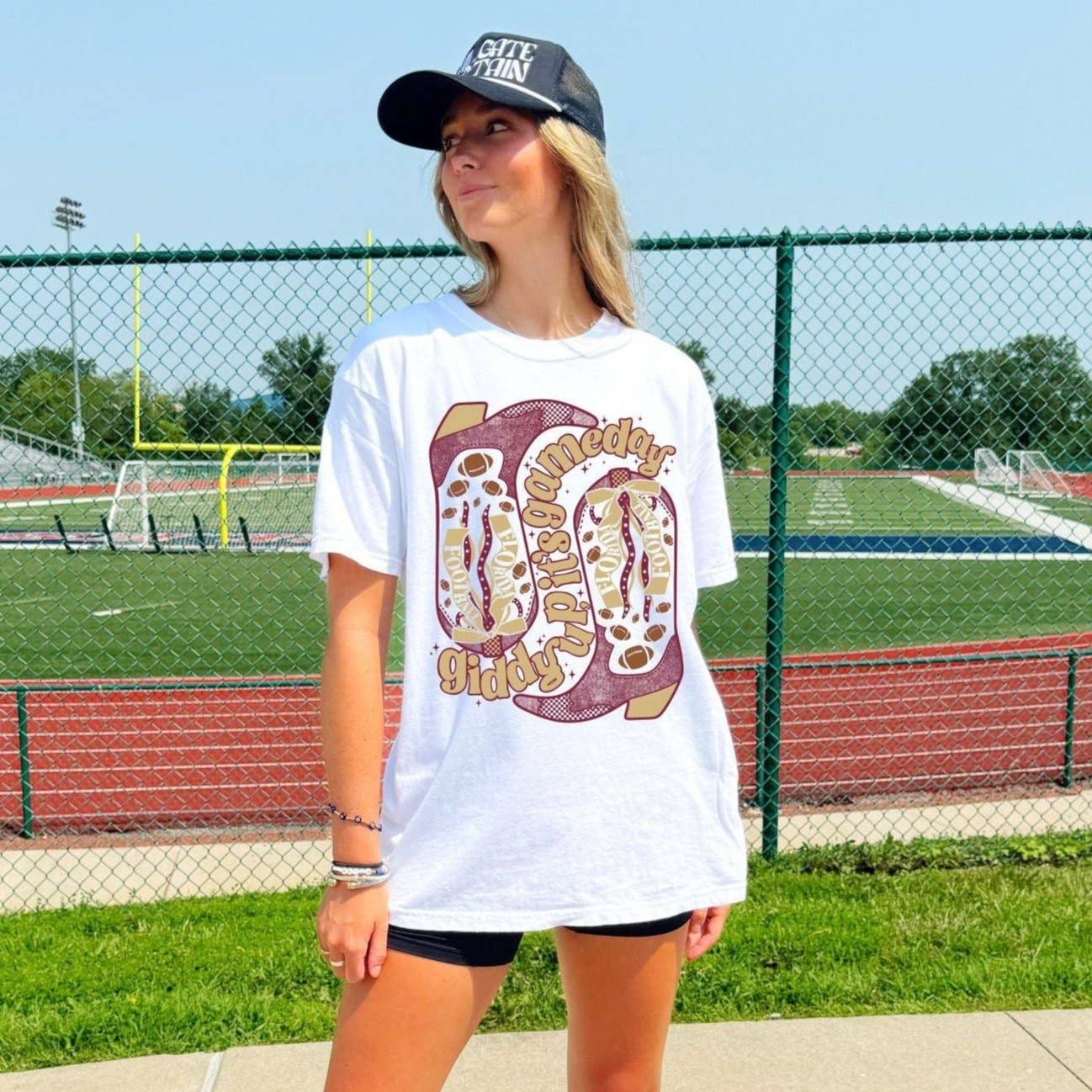 FLORIDA GARNET BOOTS TEE