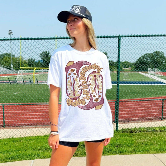 FLORIDA GARNET BOOTS TEE