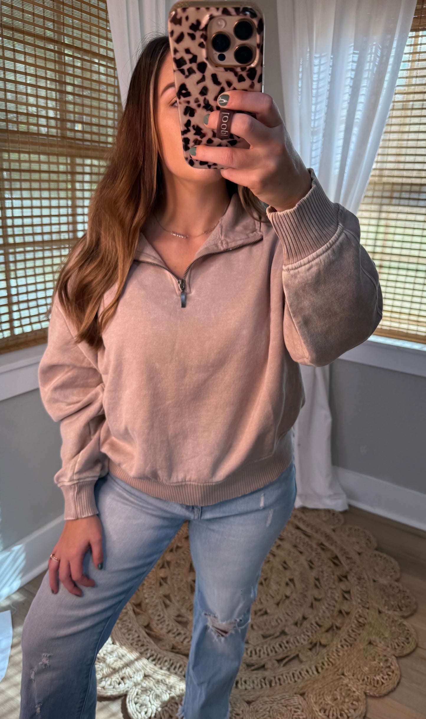 WILLOW FLEECE PULLOVER