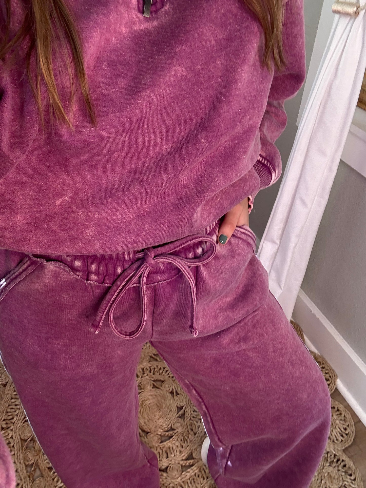 WILLOW FLEECE PALAZZO PANT