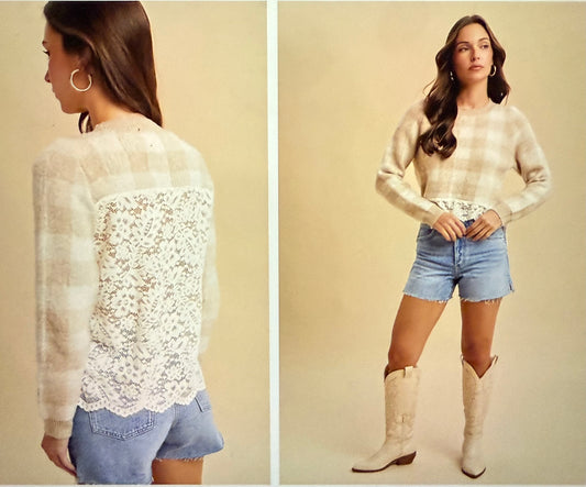 THE LACE TRAILS SWEATSHIRT