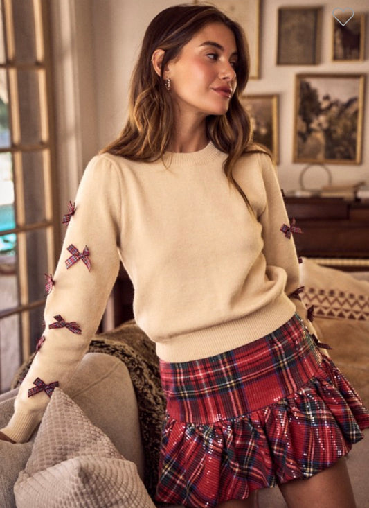THE HOLLY BOW SWEATER
